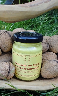 Moutarde du Vexin saveur d'automne à la noix